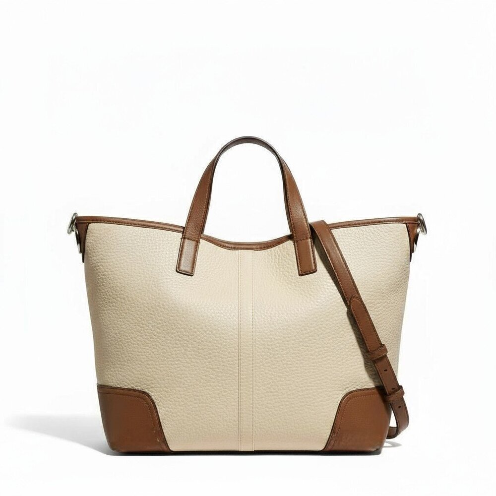 Coach Hadley Leather Medium Duffle Bag 31334 Pebbled Leather